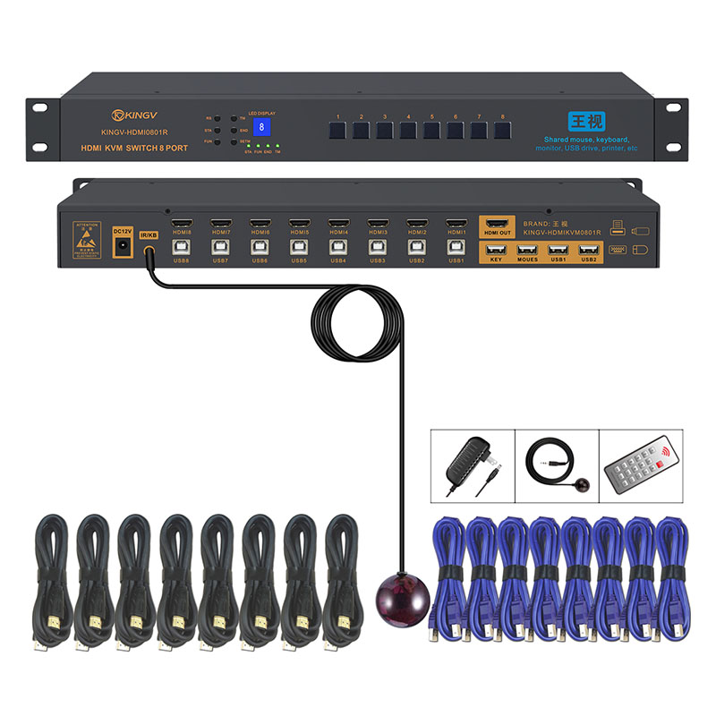 Kvm Switch Hdmi 8 In 1 Out