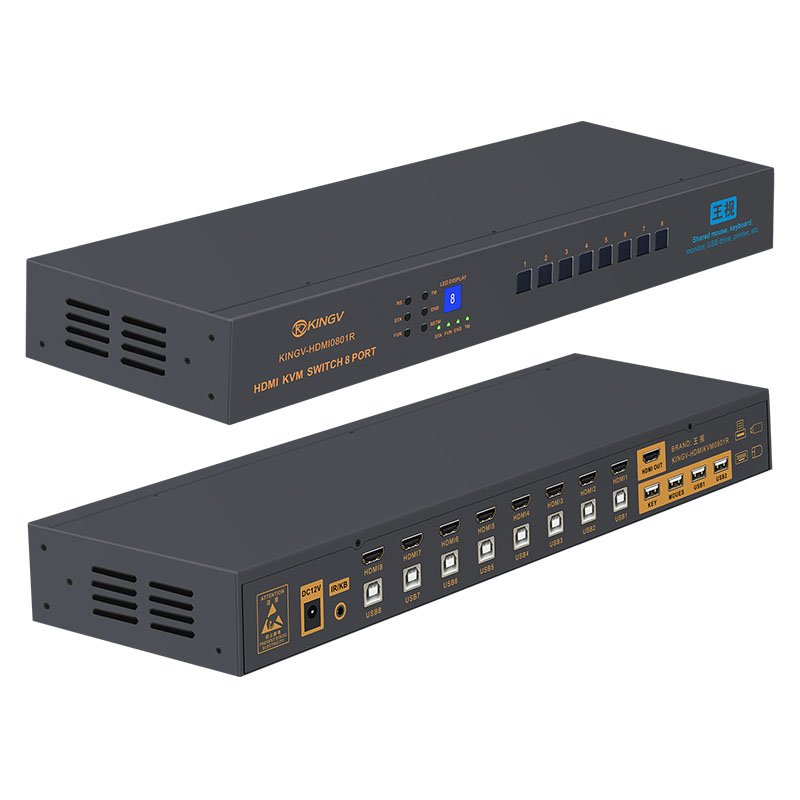 Kvm Switch Hdmi 8 In 1 Out